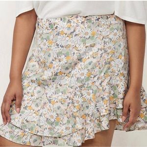 LC pastel floral skirt